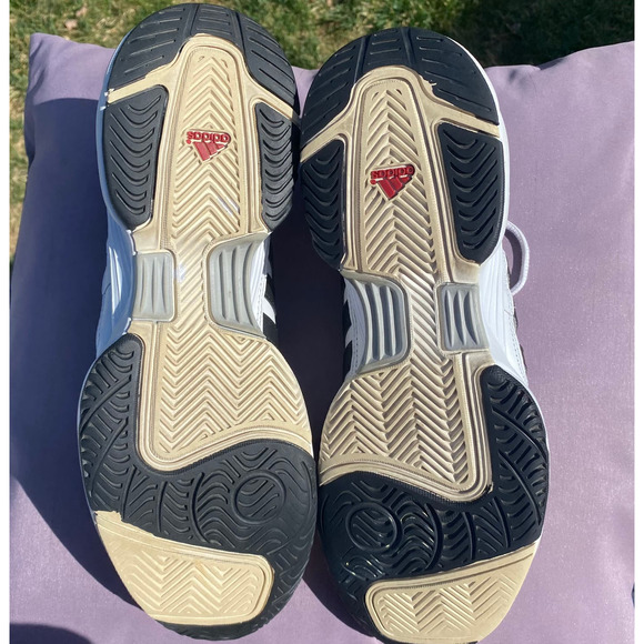 Adidas Men's Ambition Stripe IV White Black Sneaker Shoe Men's size 11  GO0238 - Picture 7 of 11